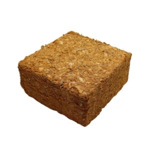 Кокосовий субстрат GrondMeester 100% чіпса /блок 5 кг/