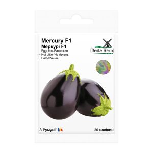 Насіння баклажана Меркурі F1 Beste Kern 20шт.