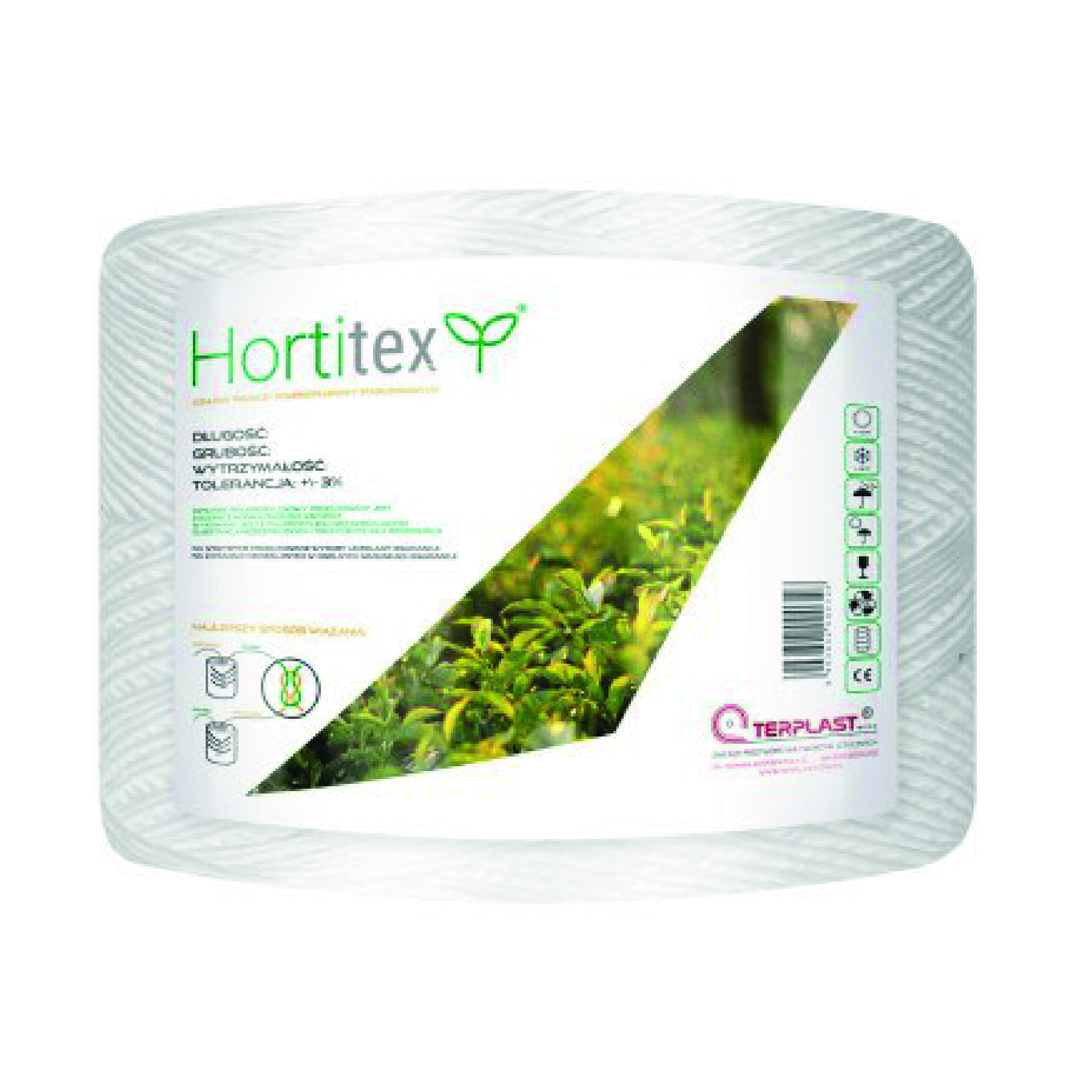 Тепличний шпагат Terplast Hortitex PP1000 1000 tex 2000 м 2 кг білий Тепличний шпагат Terplast Hortitex PP1000 1000 tex 2000 м 2 кг білий