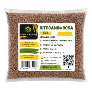 Нітроамофоска NPK 15:15:15, 1 кг
